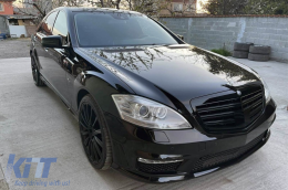 A Design package type S65 suitable for Mercedes S-Class W221 2006-2013 for short and long wheelbase, without side skirts-image-6265328