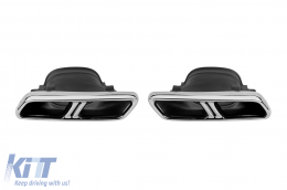 A Design type S65 exhaust tips suitable for Mercedes S-Class W222 after 2017 - ABMEEA6011367
