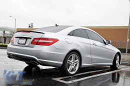 A Design type trunk spoiler suitable for Mercedes E-Class Coupe C207 2009-2017, black lacquer-image-6261182