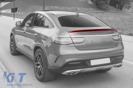 A Design type trunk spoiler suitable for Mercedes GLE Coupe C292 2015-2019, unpainted-image-6227791