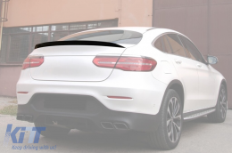 image-10-A Design type trunk spoiler suitable for Mercedes GLC Coupe C253 after 2015, unpainted