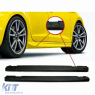 A3 8V Aero Side Skirts Raw Surface ABS / 2012-2019 Hatchbag - DTSSA6025828
