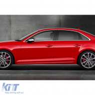 A4 B8 Sportback S Line Side Skirts Piano Black Vacuum Plastic / 2008 - 2015 - DTSSA6026371