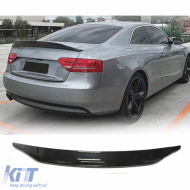 A5 B8 Caractere Trunk Spoiler Piano Black ABS / 2009-2016 (Coupe) - DTTSA6025954