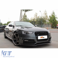 image-18-A5 B8 FL Max Front Lip Piano Black Vacuum Plastic / 2012 - 2015