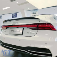 A7 Rear Trunk Spoiler Piano Black ABS / 2018 After - DTTSA6027061