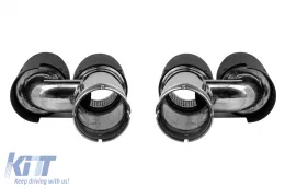 AB universelles Dual-Auspuffendrohr-Set mit Carbonkappen, links und rechts, Modell 2-image-6131418
