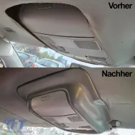 Abdeckung für das Brillenfach mit abgehängtem Dachhimmel, graue Abdeckung geeignet für VW Golf 6-image-6200455