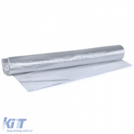 Abgas-Thermo-Hitzeschutzmatte aus Aluminium-Keramik selbstklebend 0,8m 50cmx50cm 500°C-image-6191112