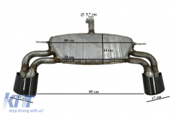 Abgassystem für Audi A3 8V Schrägheck Sportback Coupé 2012-2019 RS3 Look Tipps-image-6076337