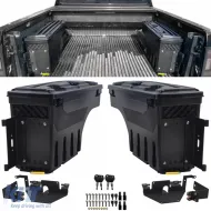 image-79-ABS abschließbare Bettlagerboxen geeignet für Ford Ranger T6 T7 T8 12–23