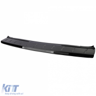 ABS-Bumper-Schutz für Heckklappe, schwarz glänzend, geeignet für VW Bus T5 T6 mit Heckklappe-image-6209734