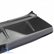 ABS hátsó lökhárító védő carbon look VW Bus T5 T6 csomagtérajtós modellhez-image-6192563
