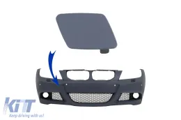 image-78-Abschlepphaken Abdeckung Frontstoßstange für BMW 3er E90 Limousine E91 Touring M Tech Design