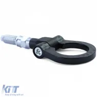Abschlepphaken schwarzes Zugauge geeignet für BMW E36 E46 E39 E90 E87 Z3 Z4 Mini-image-6257128