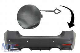 image-61-Abschlepphakenabdeckung für BMW 3er F30 2011-2019 Nur EVO Look Hintere Stoßstange