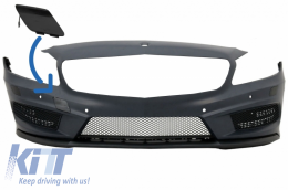 image-55-Abschlepphakenabdeckung Frontstoßstange für Mercedes A-Klasse W176 2012-2018 A45 Look