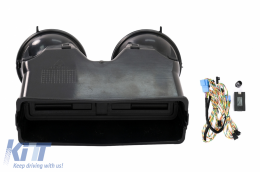 AC szellőzőrácsok ajtó középső hangszórófedél 4D 64 szín Mercedes C-osztály W205 facelift (2018-2020)-image-6104341