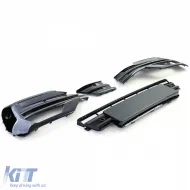 Acabados de faros antiniebla en negro brillante adecuados para VW T6.1 Bus Transporter desde 19-image-6192885