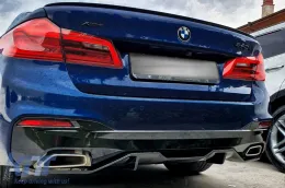Accesorios de diseño M Performance Design y difusor adecuados para BMW Serie 5 G30 2017-2020-image-6132261
