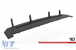 Accessoire Maxton Design pour diffuseur adapté pour Audi RSQ8 MK1 après 2019, noir mat-image-6235845