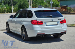 Accessoires de performance M3 avec embouts et diffuseur adaptés pour BMW Série 3 F30 berline, F31 touring 2011-2019-image-6131475