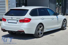 Accessoires de performance M3 avec embouts et diffuseur adaptés pour BMW Série 3 F30 berline, F31 touring 2011-2019-image-6131477
