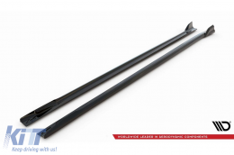 Accessoires Maxton Design adaptés pour BMW X3 avec pack M G01 après 2021, laqué noir-image-6144053