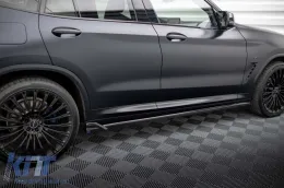 Accessoires Maxton Design adaptés pour BMW X3 avec pack M G01 après 2021, laqué noir-image-6144054