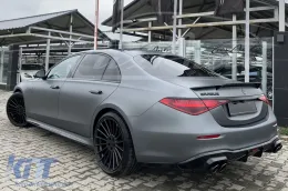 Accessori Brabus adatti per paraurti anteriore e posteriore A Design su Mercedes Classe S W223 dopo il 2020 con terminali di scarico-image-6149959