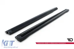 Accessori Maxton Design adatti per Audi Q8 2018-2023, verniciatura nera-image-6235761