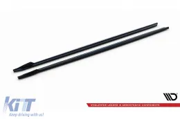 Accessori Maxton Design versione 2 adatti per BMW Serie 5 G30 berlina, G31 touring 2017-2023, verniciato nero-image-6143826