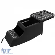 Accoudoir de console centrale noir adapté pour Mercedes Viano W639 V-Class W447 03-19-image-6205798