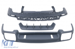 Achevée Body Kit pour Porsche Cayenne 9Y0 2018+ Conversion en Turbo et Aero Look-image-6077699