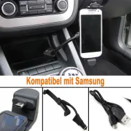 image-1-Active car mobile phone holder with charging station for Samsung S4 S5 S6 S7 A3 A5