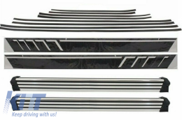 image-66-Add On Bandes Carbone Côté Autocollant Noir Marchepieds pour Mercedes W463 89-18