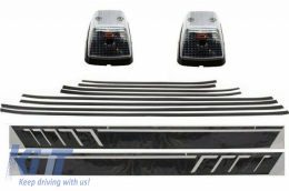 image-39-Add On Door Moldings Strips Carbon with Side Decals Sticker Vinyl Matte Black and Turning Lights suitable for Mercedes G-Class W463 (1989-2015)
