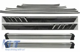 image-2-Add On Door Moldings Strips Carbon with Side Decals Sticker Vinyl Matte Black and Side Steps suitable for Mercedes G-Class W463 (1989-2018)