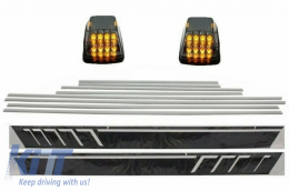 image-11-Add On Door Moldings Strips with Side Decals Sticker Vinyl Matte Black and Turning Lights Black suitable for MERCEDES G-Class W463 (1989-2015)