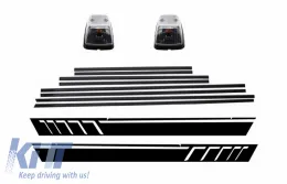 image-35-Add On Door Moldings Strips with Side Decals Sticker Vinyl Matte Black and Turning Lights suitable for Mercedes G-Class W463 (1989-2015)