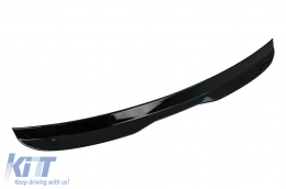 Add-On Extension d'aile becquet toit pour VW Polo 6R 6C 2009-2017 Noir brillant-image-6070822