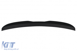 Add-On Extension d'aile becquet toit pour VW Polo 6R 6C 2009-2017 Noir brillant-image-6071209