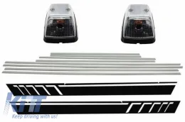 image-12-Add On Paski Aluminium Naklejka czarny Włączanie świateł dla Mercedes W463 89-15