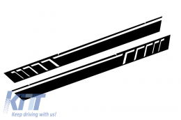 Add On Porte Bandes Autocollant Noir mat pour Mercedes G W463 89-17-image-6062590