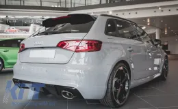 Add-On Roof Spoiler suitable for Audi A3 8V Sportback 5D (2012-) RS3 Look-image-6045669