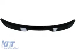 Add-on Roof Spoiler suitable for Audi A6 C7 4G Avant (2011-2015) Piano Black-image-6092103