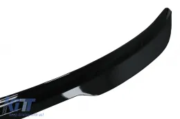 Add-on Roof Spoiler suitable for Audi A6 C7 4G Avant (2011-2015) Piano Black-image-6092106