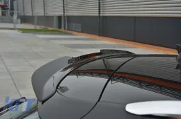 Add-on Roof Spoiler suitable for Audi A6 C7 4G Avant (2011-2015) Piano Black-image-6092394