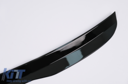 Add On Roof Spoiler Wing Extension suitable for VW Polo 6R 6C (2009-2017) Piano Black-image-6070823