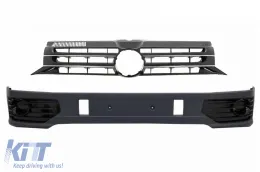 image-21-Add-on Spoiler pour VW Transporter Caravelle T5 T5.1 10-15 Grille Sportline Look